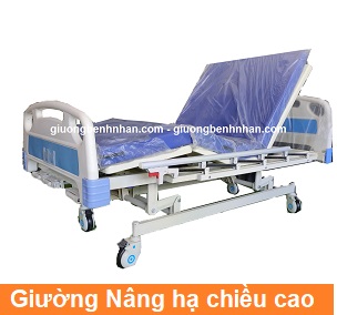 Giường bệnh nhân 3 tay quay GB-3 - Nâng hạ độ cao